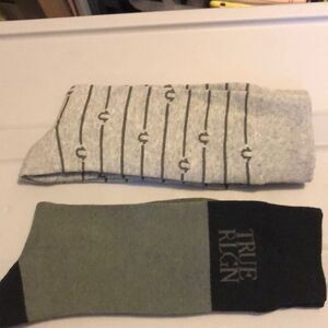 True religion crew socks set of 2 NWOT size 10-13